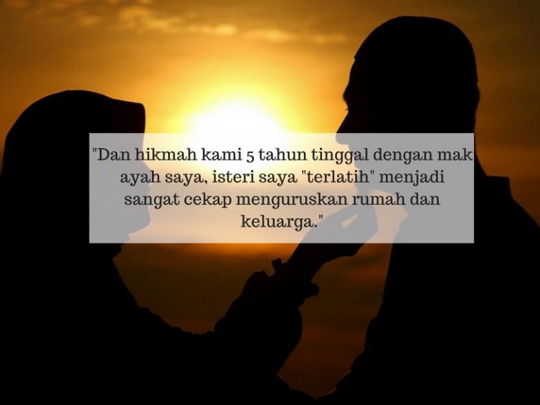 Lelaki Ini Kongsi Rahsia Isteri Boleh Duduk Sebumbung Bersama Mak Ayah Dengan Aman