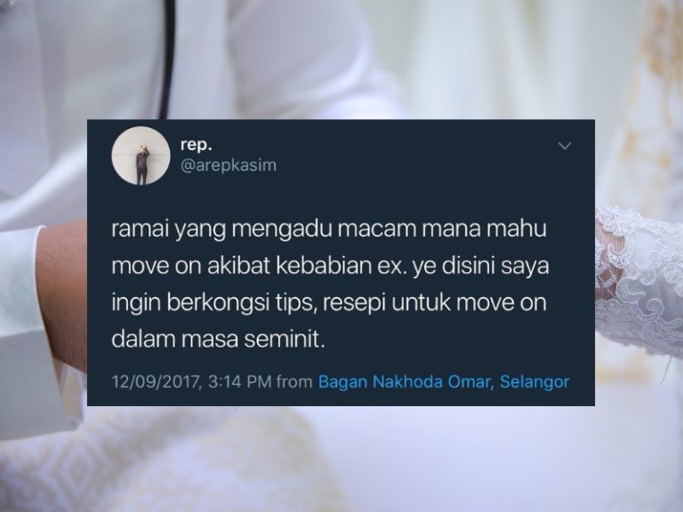 Lawak! Lelaki Ni Kongsi Resepi Nak Move On Akibat Perangai Ex