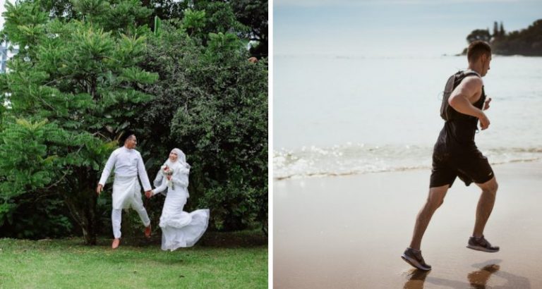 Berita Baik! Kerap Berjogging Buat Pasangan Pengantin Nampak Muda 8 Tahun Dari Usia Sebenar