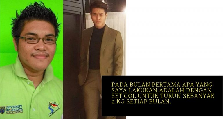 Setahun Tak Makan Nasi, Berat Turun Dari 113 Kg Kepada 75 Kg