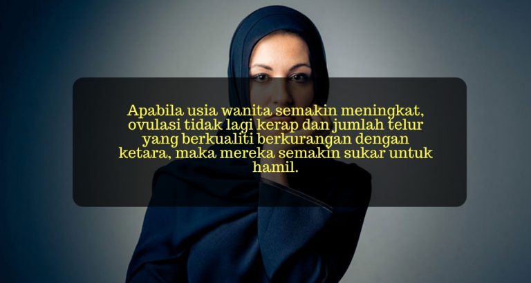 Perempuan Lambat Kahwin, Lagi Susah Nak Mengandung