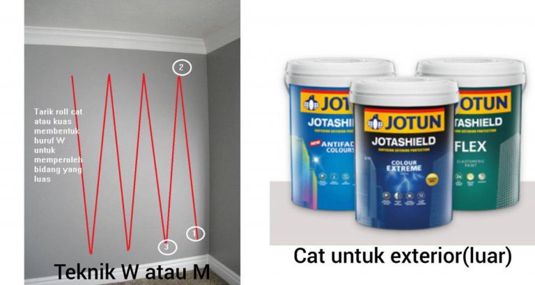 Cara Mengecat Rumah Dengan Betul, Tak Bercapuk Dan Tak Perlu Ulang Dua Kali