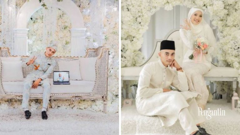 Isteri Positif Covid-19, Suami ‘Bersanding ‘ Seorang Diri
