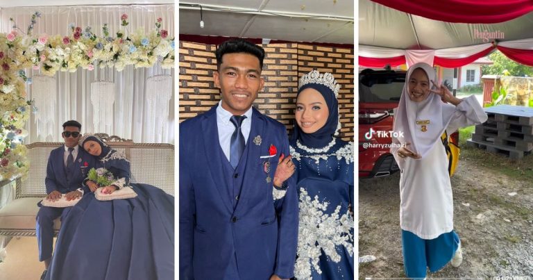 Jodoh ‘Sampai’ Awal, Gadis 18 Tahun Selamat Bergelar Isteri Sehari Lepas Habis SPM