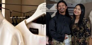 Noh Salleh tunjuk baju pengantin