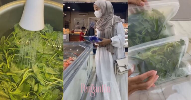 Suri Rumah Ini Kongsi Cara Segarkan Sayur, Macam Magis Jadinya!