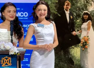 Sarung Gaun Kahwin Ibu, Julia Kuhnle Bawa Kisah Identiti dan Keluarga Ke Pentas Miss World